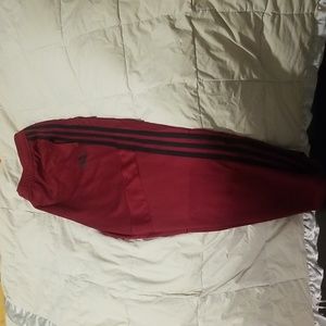 XL Red Adidas Track pants